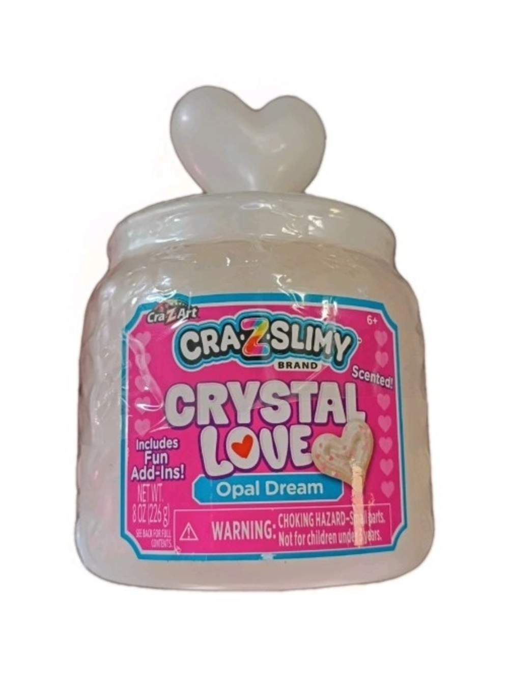 Crystal Love Opal Dream Scented Slime - White